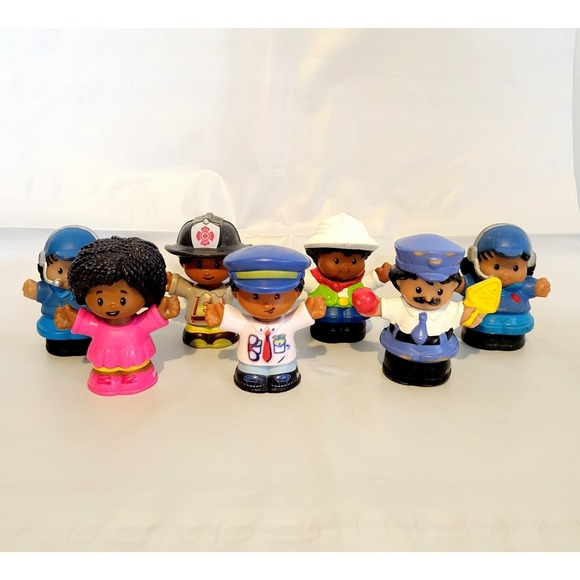 Fisher-Price Other - Fisher Price Little People African American‎ Lot of 7